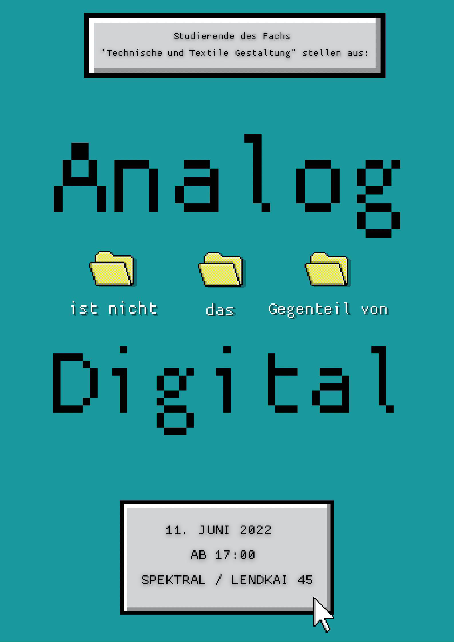 Ausstellung: Analog ist nicht das Gegenteil von Digital
