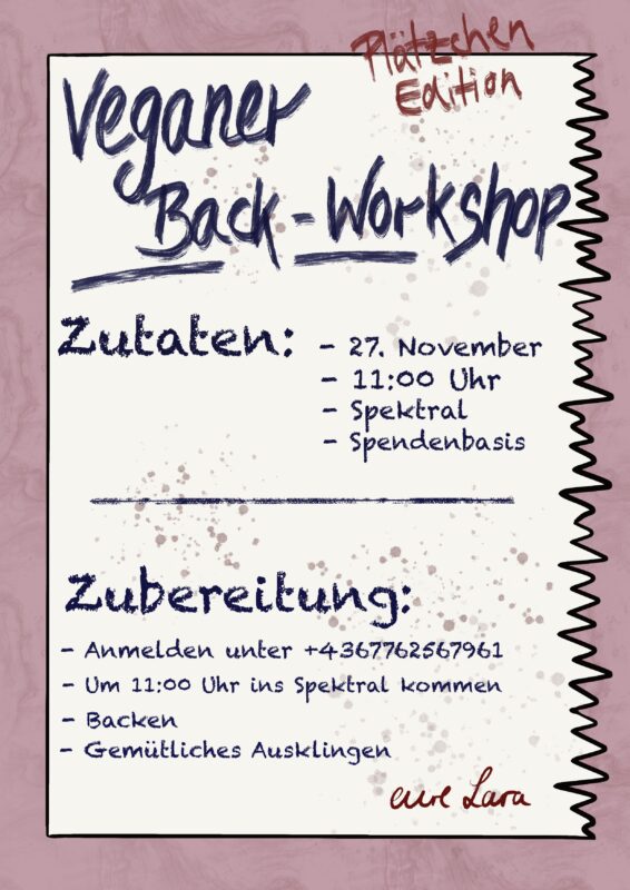 Veganer Back-Workshop (Plätzchen Edition)