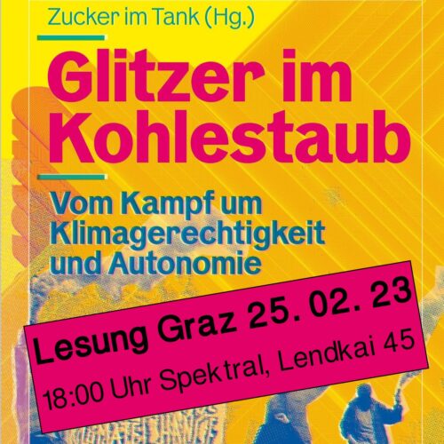 Buchvorstellung "Glitzer im Kohlestaub - Vom Kampf um Klimagerechtigkeit und Autonomie" am 25.02.2023