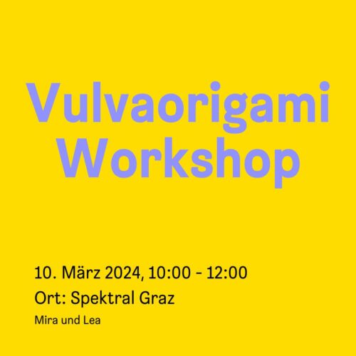 Vulva-Origami Workshop