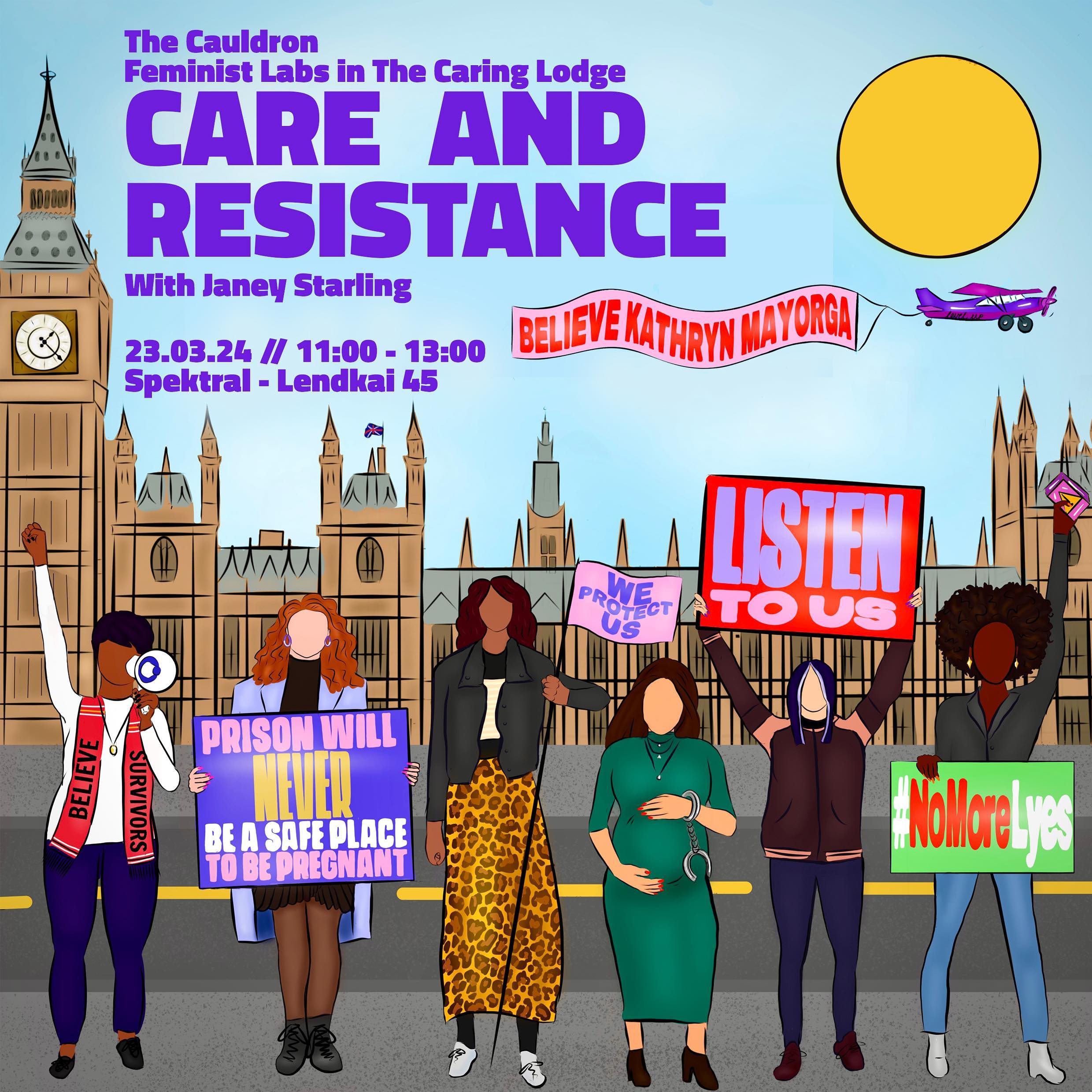 The Cauldron – Feminist Labs in the Caring Lodge: Care & Resistance with Janey Starling