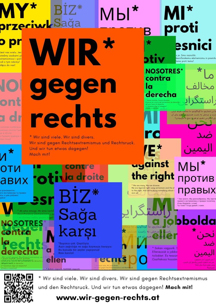 WIR* gegen rechts – Argumentationstraining gegen rechte Parolen GRAZ