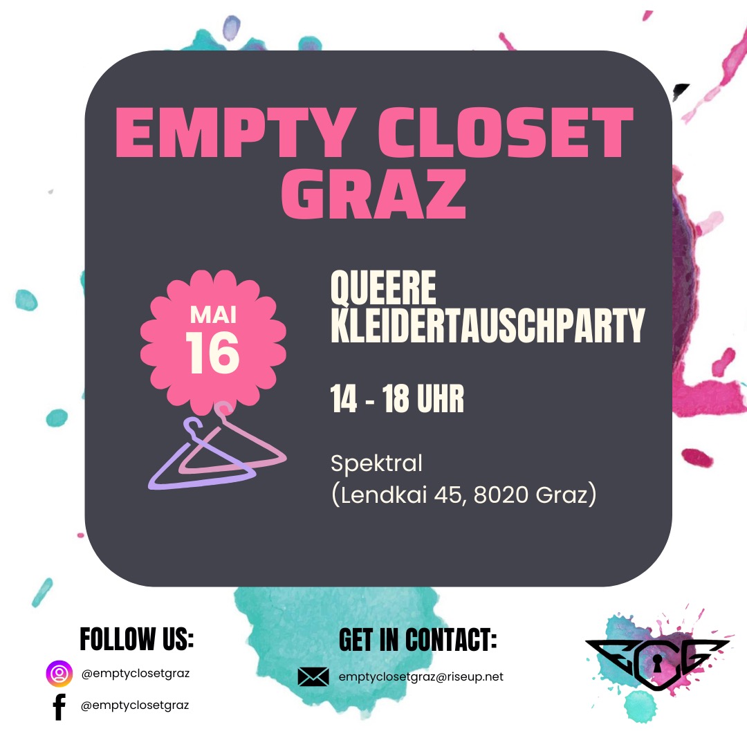 Queere Kleidertauschparty by Empty Closet Graz